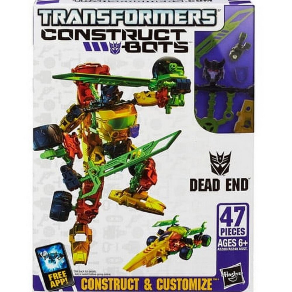 Transformers Construct-Bots Scout Class Dead End 2-in-1 Build, SEALED